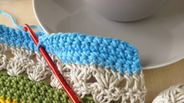 O truque do fundo plano que deixa o porta-treco de crochê perfeito