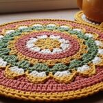 Descanso de panela em crochê para proteger e decorar sua cozinha