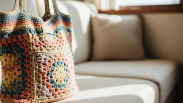 Ecobag de crochê que une beleza, praticidade e consciência em cada ponto