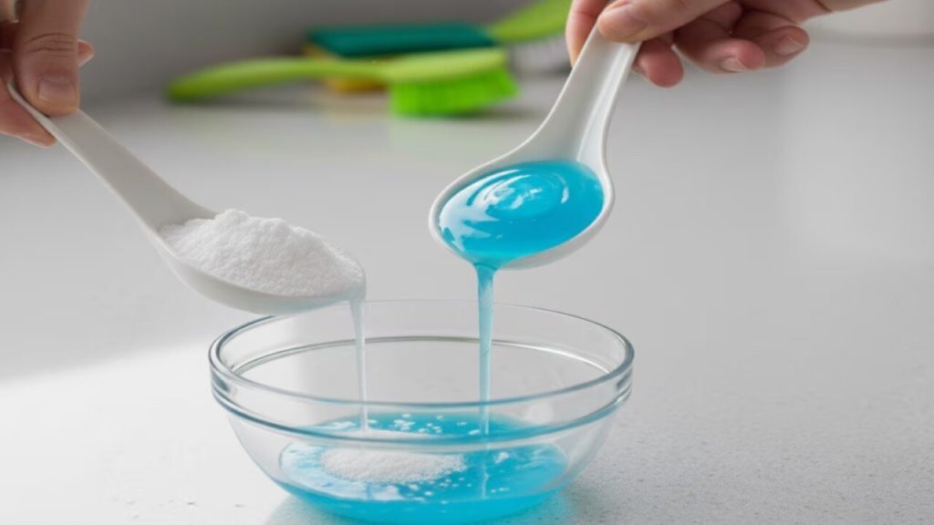 Quando combinados, os dois formam uma mistura poderosa que dissolve resíduos, elimina bactérias e devolve o brilho a superfícies e utensílios, sem agredir o ambiente ou a pele.