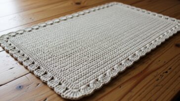 Jogo americano de crochê simples que valoriza sua mesa com charme
