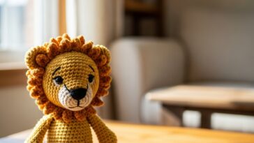 O amigurumi de leãozinho que está encantando crocheteiras apaixonadas por fofura