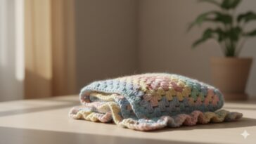 Fazer manta de bebê no crochê é mais fácil e especial do que parece