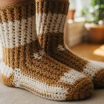 Aprenda a fazer meias de crochê simples e macias para os dias frios
