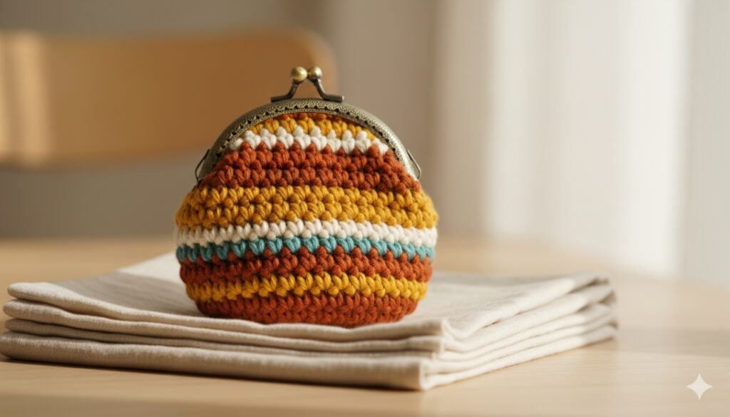 Transforme sobras de fio em um porta-moedas artesanal cheio de estilo