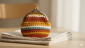 Transforme sobras de fio em um porta-moedas artesanal cheio de estilo