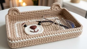 O porta óculos em crochê mais fofo e funcional que você já viu