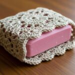 Esse porta-sabonete de crochê está conquistando quem ama fazer à mão