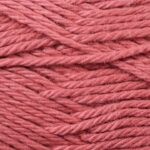 Capa para banquinho de crochê coral com acabamento circular e toque artesanal