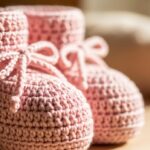 Essa peça é puro amor! Sapatinhos de bebê de crochê para crocheteiras que amam criar com o coração