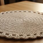 Sousplat de crochê simples e rápido para deixar a mesa elegante