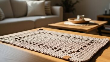 O sousplat de crochê que toda crocheteira iniciante precisa testar