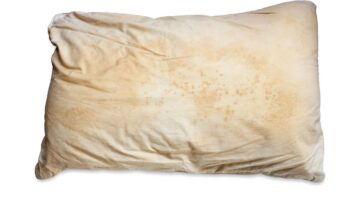 Essas almofadas podem se tornar um viveiro de bactérias, suor e saliva ao longo do tempo - Créditos: depositphotos.com / damrong8899