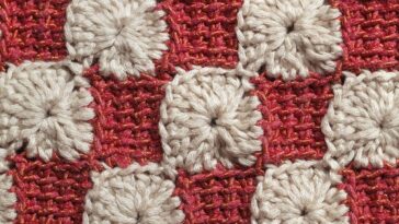 Essa técnica de crochê transforma seus pontos em textura firme e linda