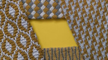 Cachecol infinito em crochê é o novo xodó do frio com estilo