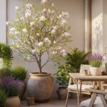 Magnólia em vaso: o toque de perfume e elegância que transforma qualquer varanda.