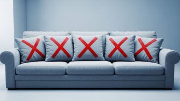 Sofás com menos elementos decorativos ganham destaque pela elegância e praticidade