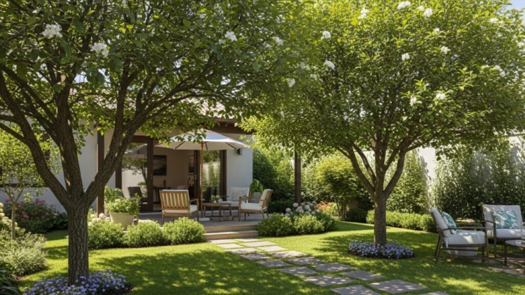 As melhores árvores para sombra limpa têm folhas firmes e flores discretas