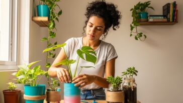 Usei só plantas para decorar minha casa e economizei mais de 90%