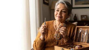 Achei que a aposentadoria seria o fim, mas o crochê mostrou que era só o começo