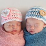 Saída de maternidade com ponto estrela em crochê para um toque especial de carinho