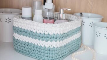Esse acessório de crochê pode mudar sua rotina no banheiro