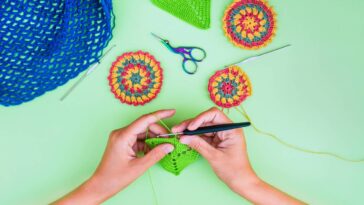 Ponto Pipoca Alongado para dar mais volume em amigurumis e apliques