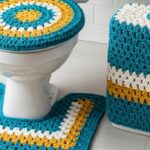 Jogo de banheiro de crochê simples para transformar seu banheiro com carinho