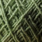 Descanso de copo de crochê verde oliva para proteger e enfeitar sua mesa