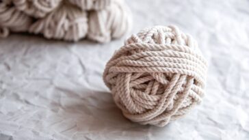 Cachepô de crochê para plantas com suporte de parede moderno e prático