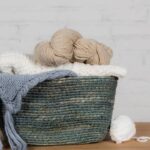 Bolsa dobrável em crochê flexível, leve e prática para transportar