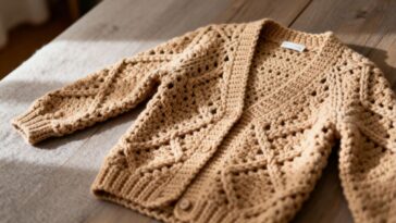 Passo a passo simples para fazer um cardigã de crochê personalizado