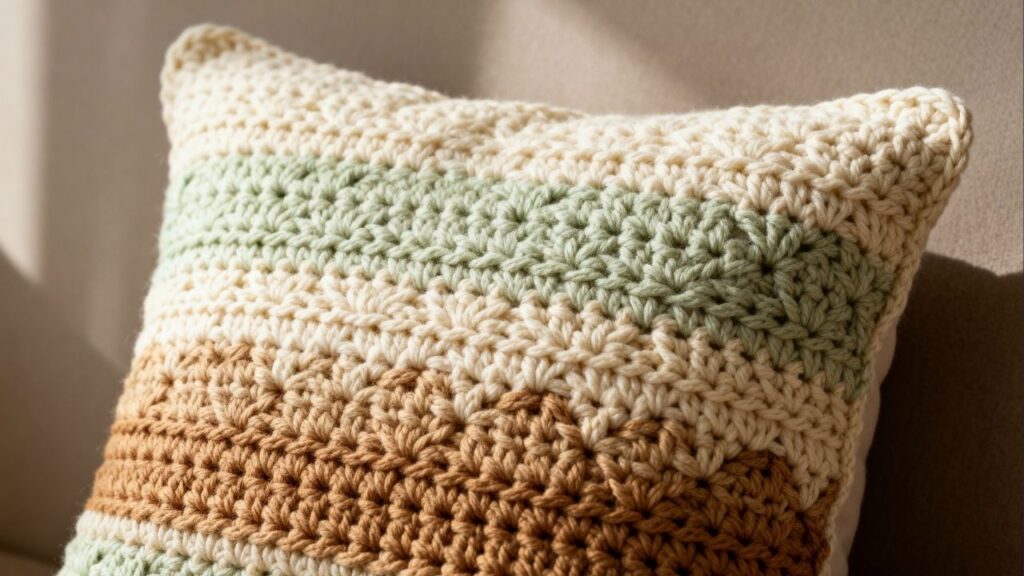 Guia fácil para criar capas de almofada em crochê que encaixam perfeito
