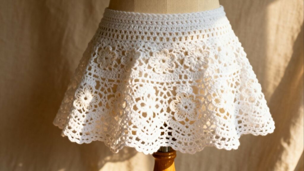 Como fazer saias de crochê com bom caimento do início ao fim