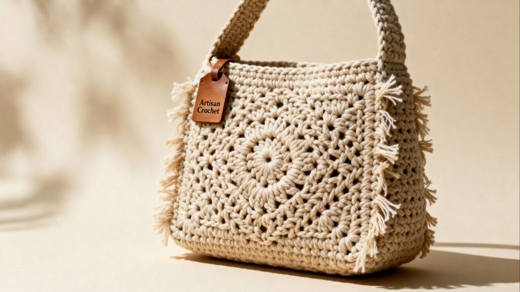 Passo a passo para criar bolsas de crochê resistentes com acabamento impecável