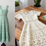 O segredo por trás do caimento perfeito nos vestidos de crochê está nos detalhes