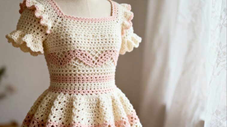 Vestidos em crochê ganham charme e caimento perfeito com esses cuidados simples