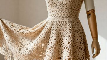 Vestidos em crochê ganham charme e caimento perfeito com esses cuidados simples