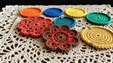 Descanso de copo em crochê: passo a passo simples para peças planas e duráveis