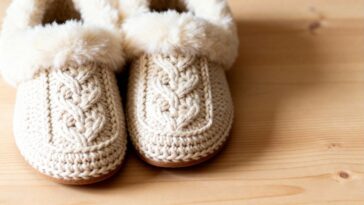 Pantufas em crochê combinam conforto e prática para quem ama peças rápidas