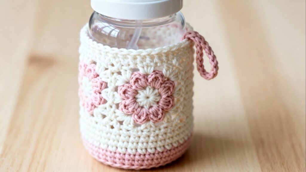 Como fazer capa de mamadeira em crochê com bom acabamento