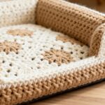 Passo a passo para criar uma cama de crochê confortável para seu cachorro