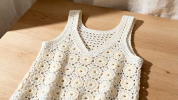 Passo a passo para criar regata de crochê leve e confortável