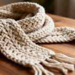 Crochê cachecol largura ideal ponto certo peça perfeita
