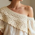 Blusa de crochê com alça única: passo a passo para um caimento impecável