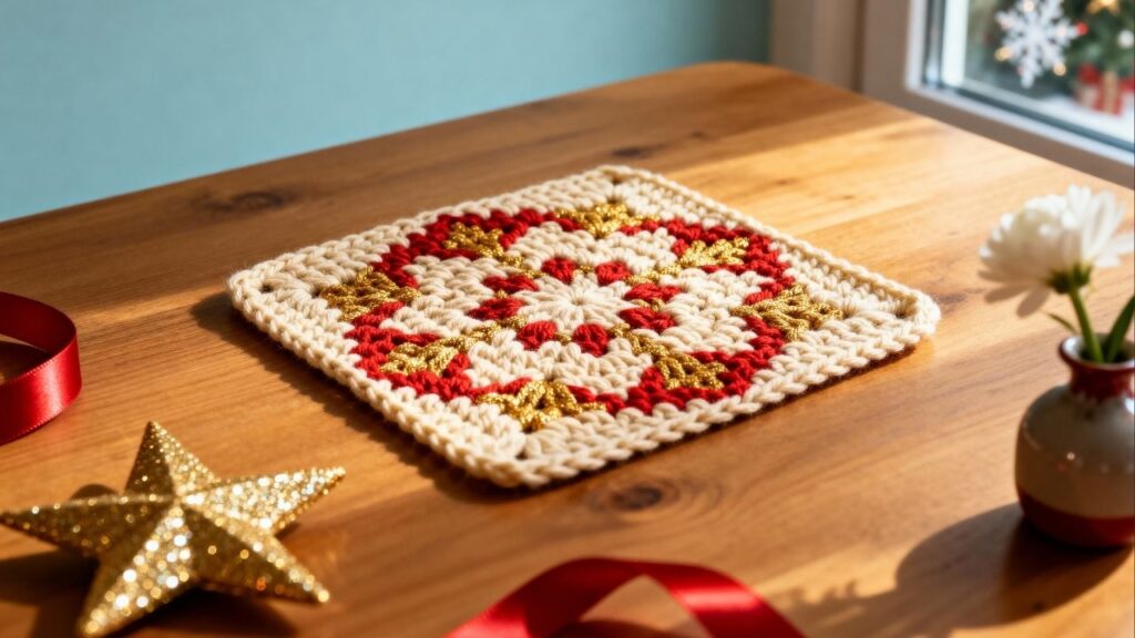 Como fazer porta-pratos de crochê para Ano Novo com firmeza e estilo