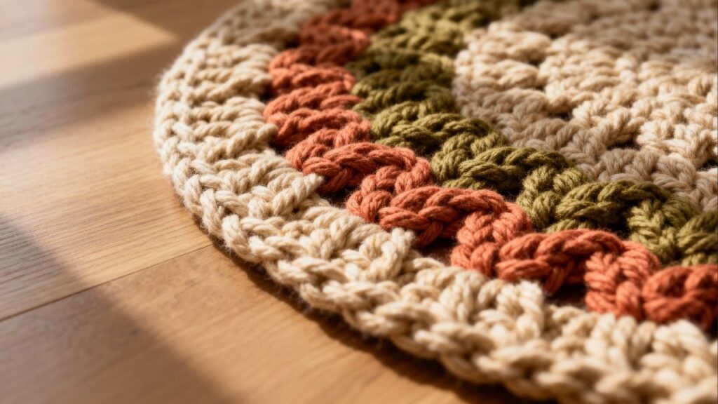 Tapetes em crochê ganham firmeza e beleza com esses cuidados