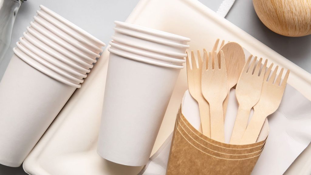 Utensílios de papel / Créditos: depositphotos.com / serezniy