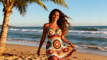 Como fazer vestido de crochê com bom caimento para o verão