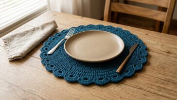 A cor que vai dominar o crochê em 2026 não é o que você espera: azul petróleo é a aposta das crocheteiras que mais vendem